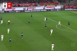 2025年03月17日 神奇剧本！勒沃库森连追3球4-3斯图加特落后拜仁6分 希克补时绝杀