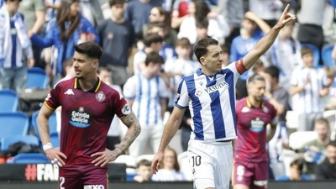 2025年03月30日 西甲-奥亚萨瓦尔破门 皇家社会2-1巴拉多利德