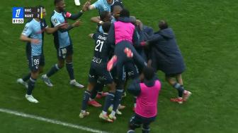 2025年03月31日 法甲-图雷点射双响彭贝莱破门 勒阿弗尔3-2南特