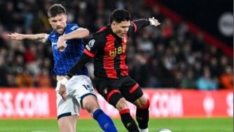 2025年04月03日 英超-布劳德海德破门德拉普建功 伊普斯维奇2-1伯恩茅斯