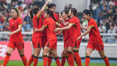 2025年04月05日 晋级决赛！中国女足5-0乌兹别克斯坦 李梦雯世界波张馨邵子钦破门