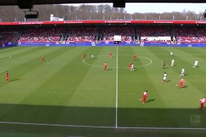 2025年04月06日 落后榜首6分！勒沃库森1-0海登海姆 布恩迪亚替补绝杀