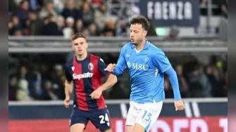 2025年04月08日 意甲-那不勒斯1-1博洛尼亚距榜首3分 恩多耶精彩脚后跟破门