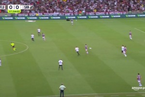 2025年04月14日 巴甲-内马尔复出替补登场 桑托斯0-1不敌弗鲁米嫩塞