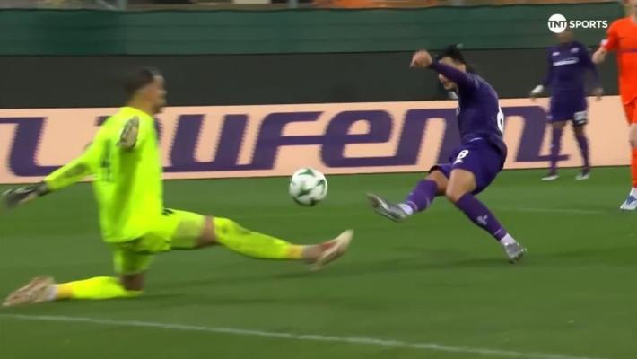 2025年04月18日 欧协联-小基恩破门 佛罗伦萨2-2总比分4-3淘汰采列