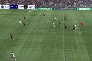 2025年04月25日 逆境！迈阿密首回合0-2温哥华 梅西造险迈阿密2射正下周转战主场