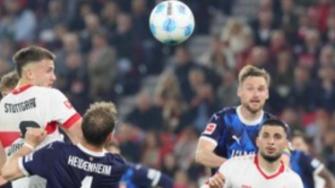 2025年04月26日 德甲-洪萨克89分钟绝杀 海登海姆1-0斯图加特