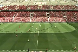 2025年04月27日 近3轮首胜！勒沃库森2-0奥格斯堡距榜首8分 希克破门布恩迪亚建功