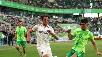 2025年04月27日 法甲-罗森菲尔德制胜球 弗赖堡1-0十人沃尔夫斯堡