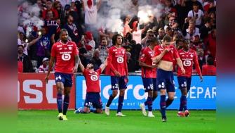 2025年05月18日 法甲-阿奇莫破门 兰斯1-2遭里尔逆转 将战保级附加赛