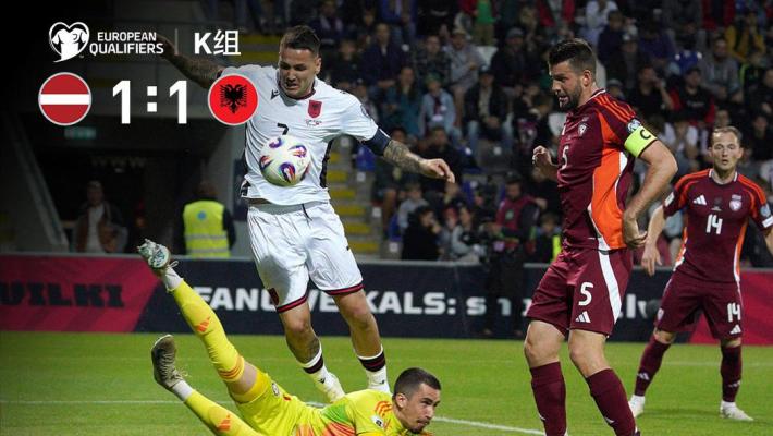 2025年06月11日 世预赛-切尔诺莫迪斯进球 拉脱维亚1-1阿尔巴尼亚