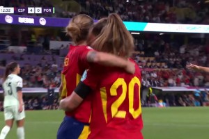 2025年07月04日 女足欧洲杯-埃丝特梅开二度 西班牙女足5-0葡萄牙女足