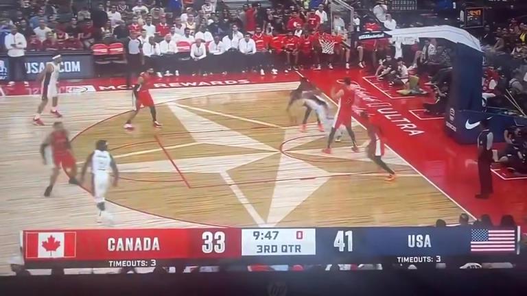 有点软！詹姆斯妙传空切的恩比德，结果后者空篮上飞