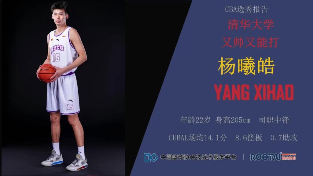 清华独角兽！状元杨曦皓集锦：护筐三分兼具！机动性出色高内线！